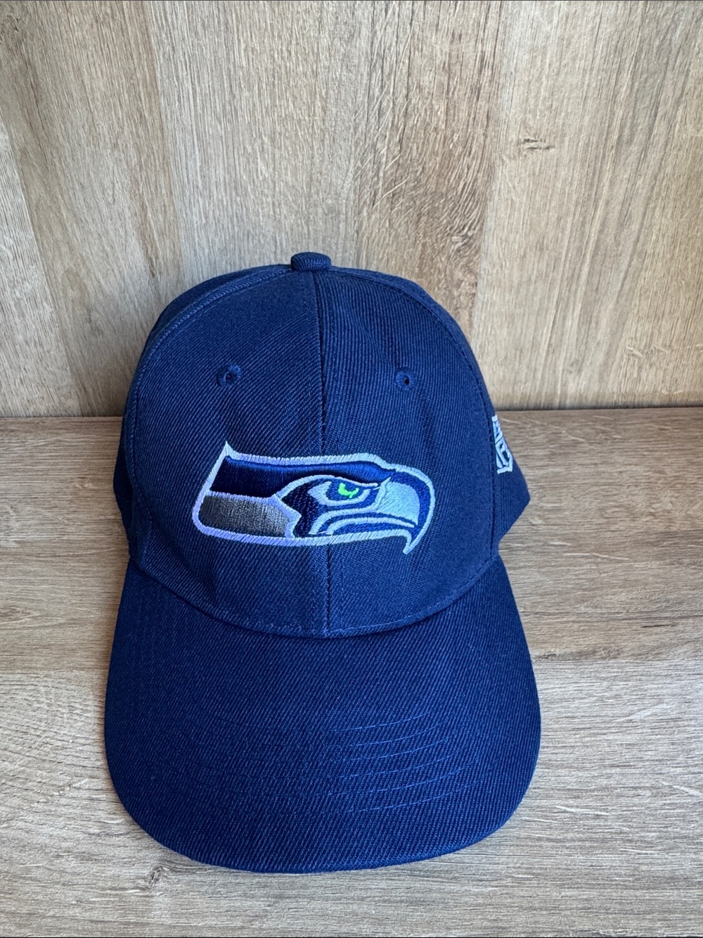 NFL Seattle Seahawks Navy Structured Logo Cap